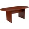 Flash Furniture Oval 35" W, 72" L, 29.5" H, Laminate Top, Red BLN-6GCCHR595M-BK-GG - alternate 8